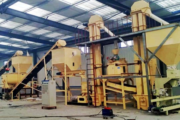 内蒙古有机肥造粒生产线